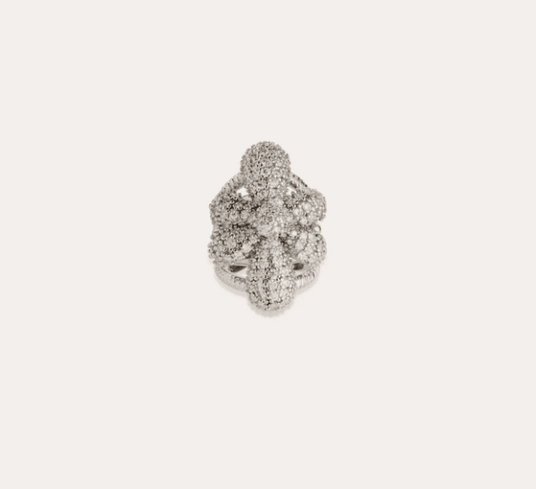BAGUE AGAPA ARGENT ZIRCONE