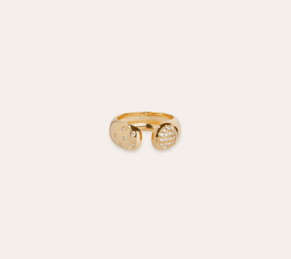 BAGUE SAINT GERMAIN STRASS OR